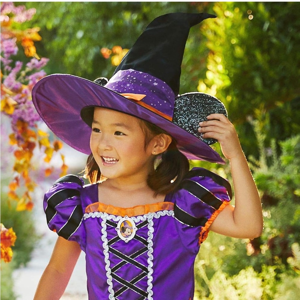 Disney Purple and Orange Witch Minnie Costume - Picture 3 of 4